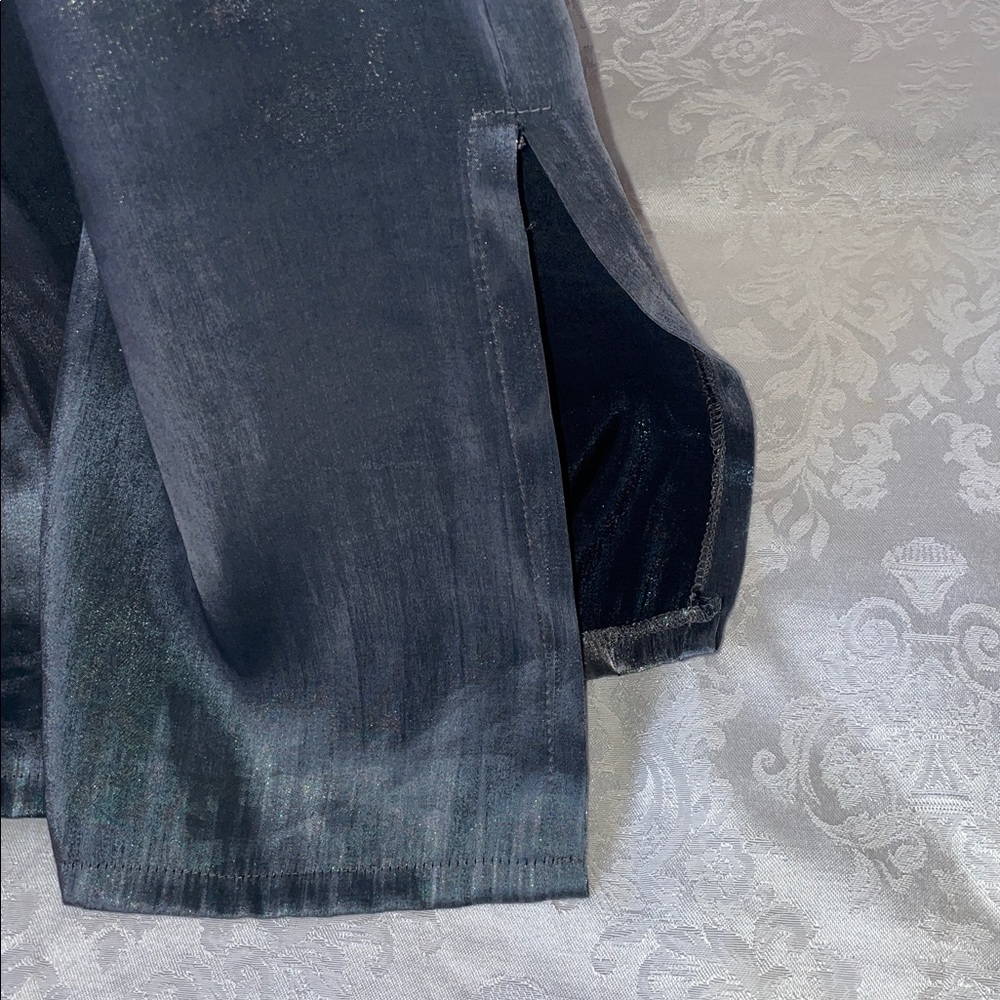 Vintage 1990’s J.R. Nites Metallic long sleeve Button-Down Blouse.  Size M. - Picture 3 of 5